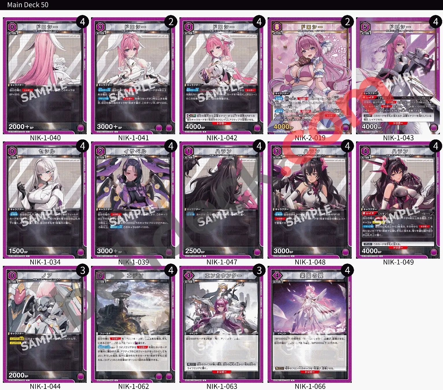 Reference Build Decklist