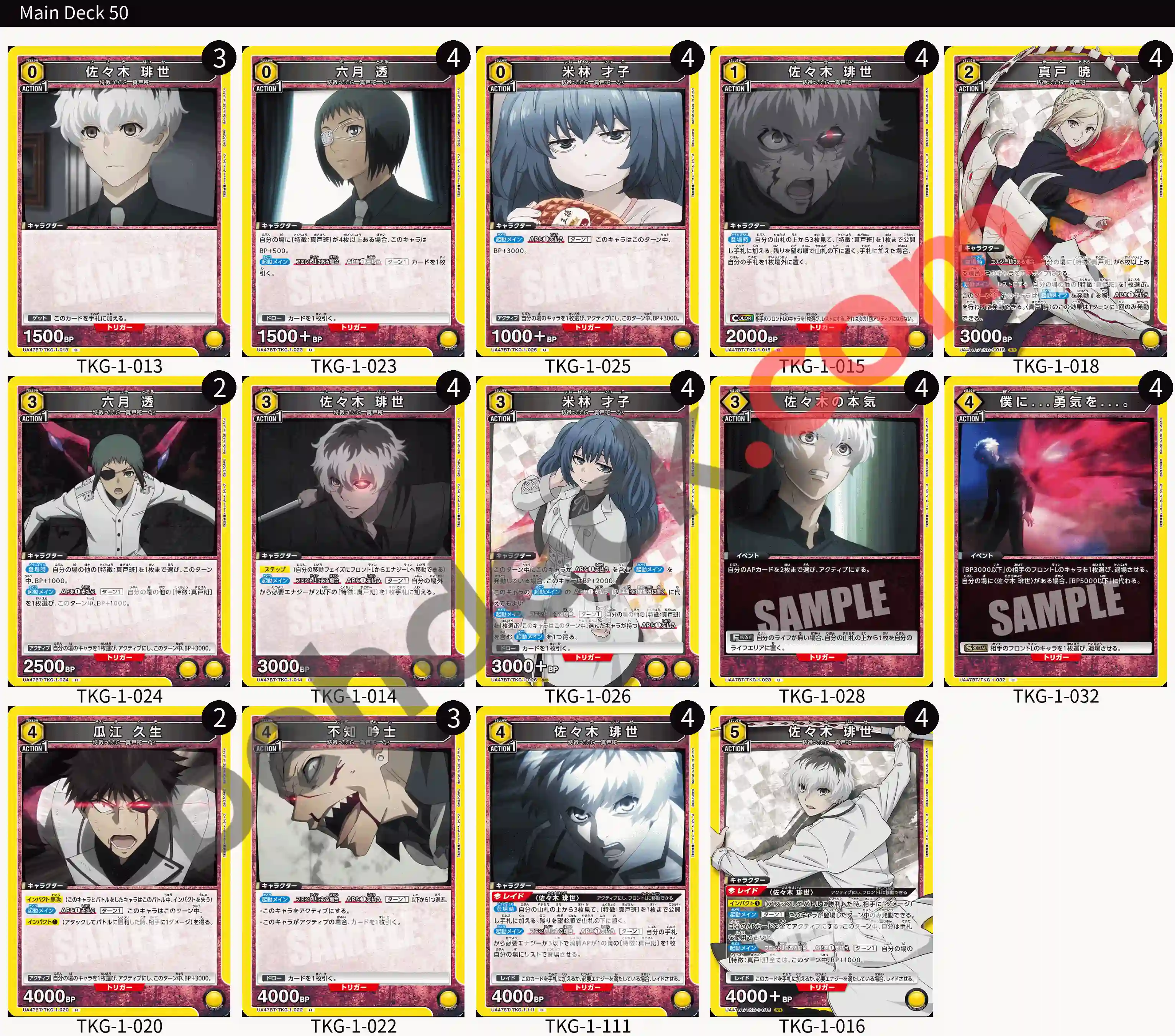 Reference Build Decklist