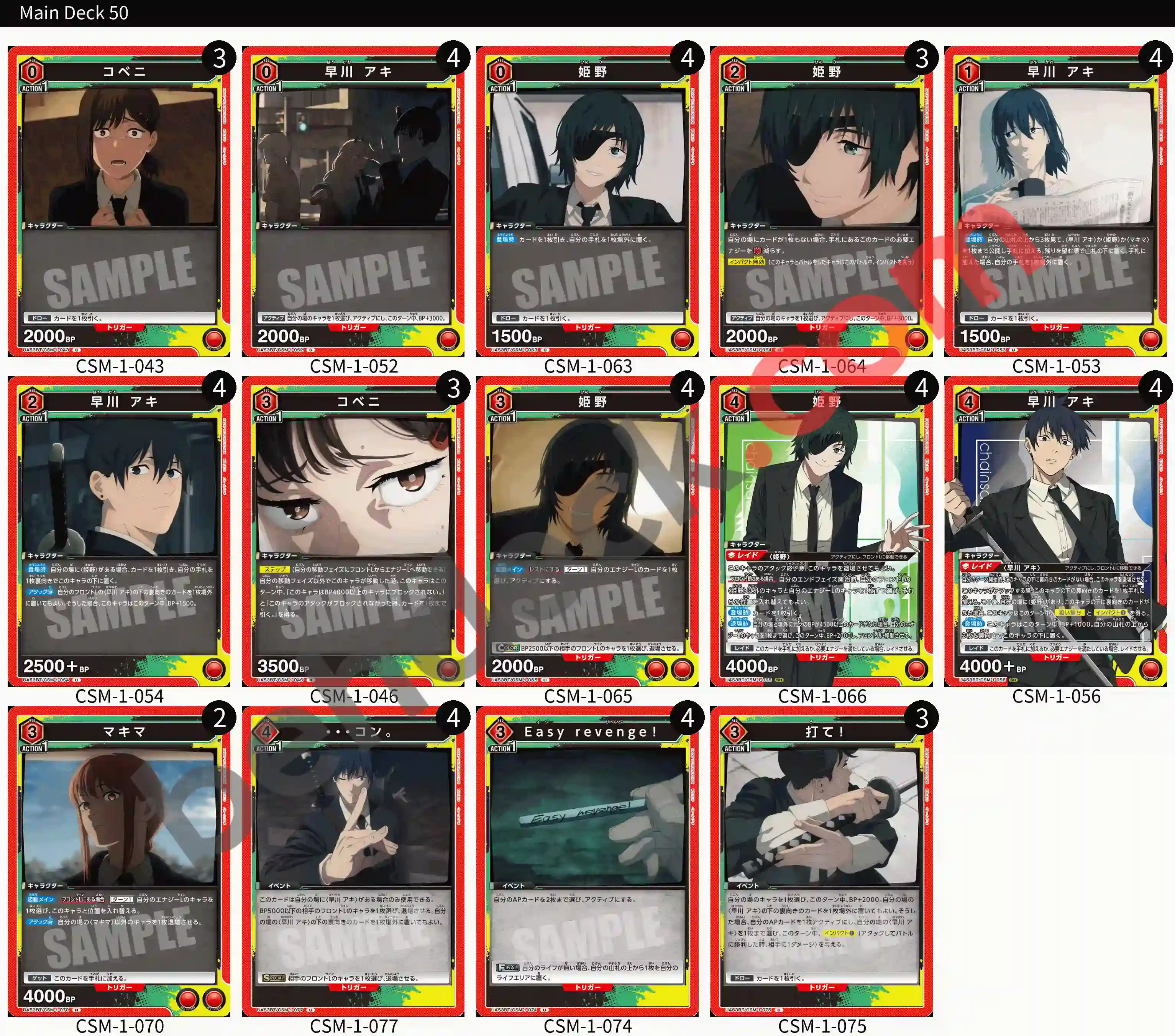 Reference Build Decklist