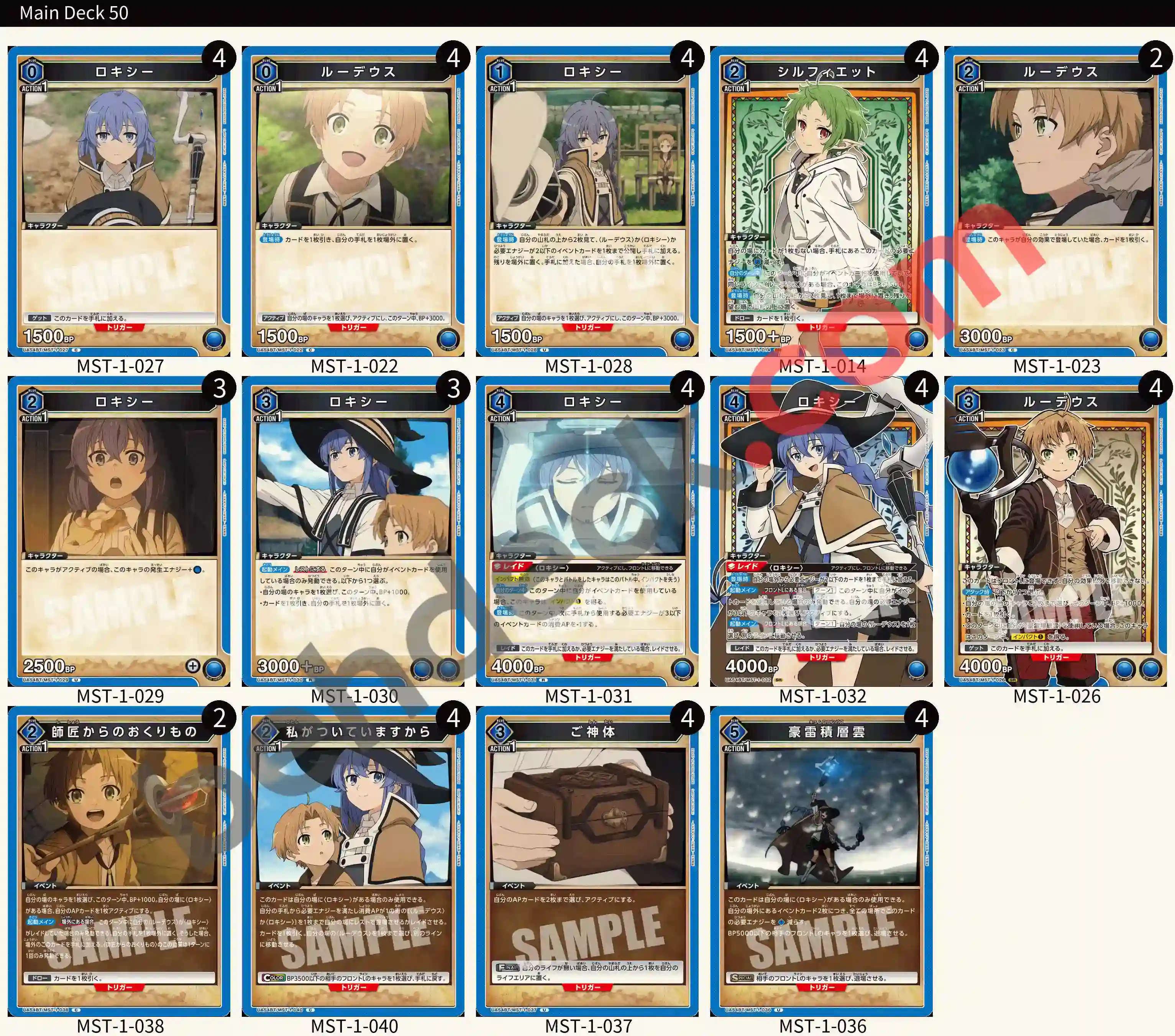 Reference Build Decklist